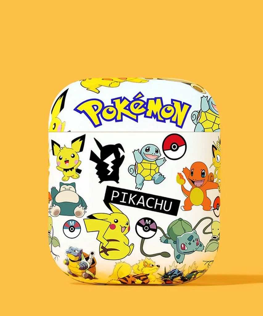 Anime Pokemon Cute Pikachu Earphone Case for Airpods 2 pro pro2 3rd 4 Cartoon Wireless Bluetooth Headphone Protective Cover