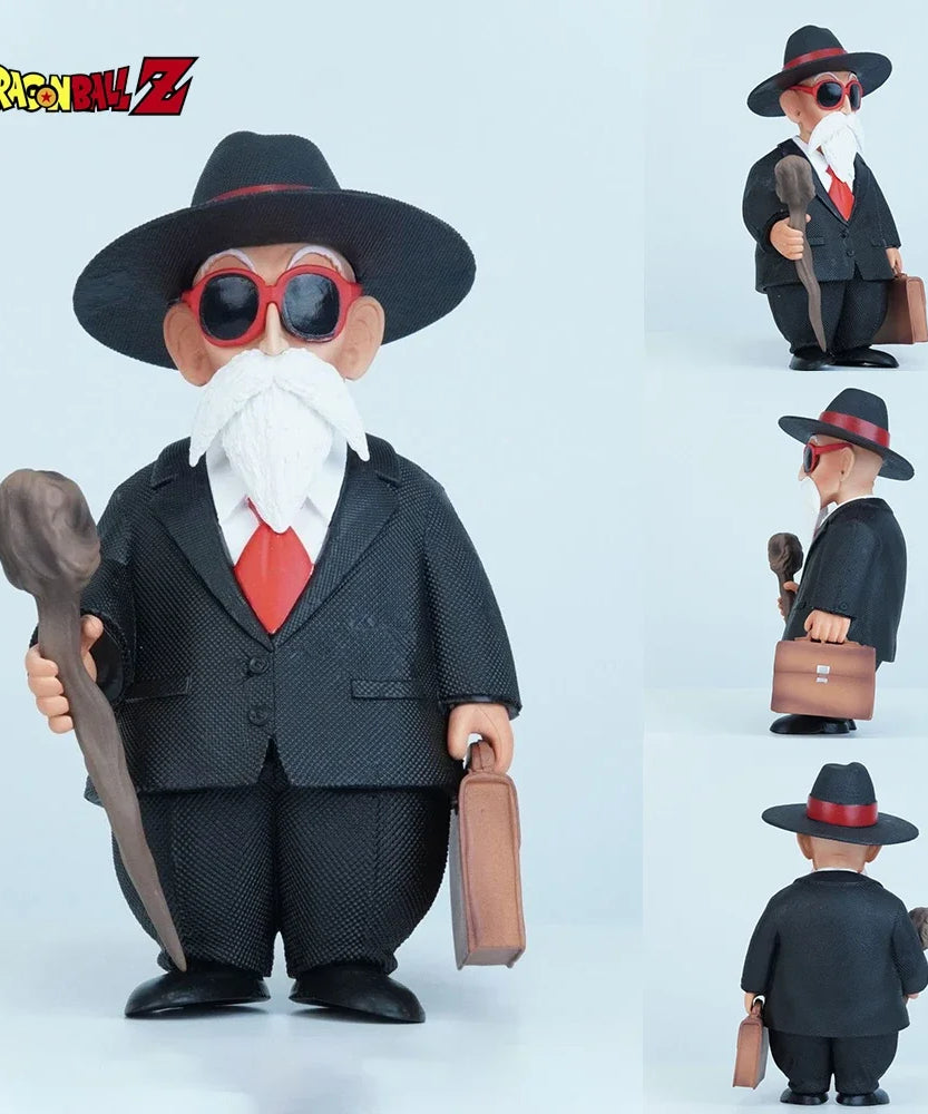 16cm Dragon Ball Master Roshi Western-Style Clothes Standing Anime Figure PVC Statue Collection Desktop Ornament Kids