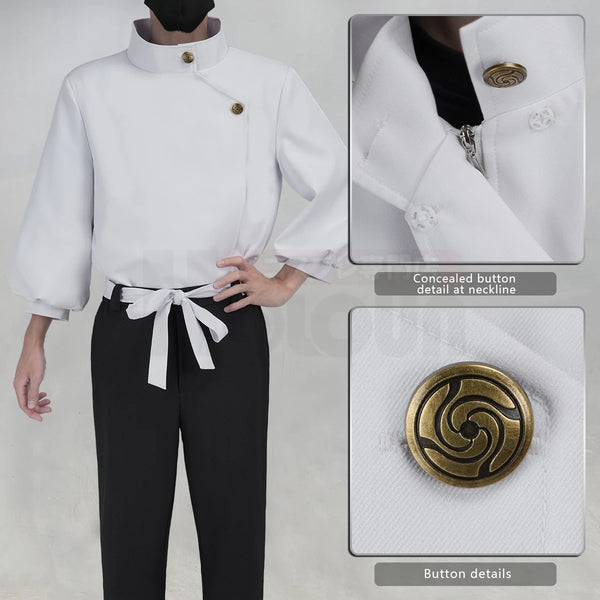 Anime Jujutsu Kaisen High School Uniform & Wig Cosplay Costume