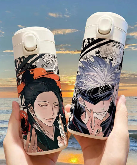 Gojo Satoru Jujutsu Kaisen Thermos Bottle – Anime Stainless Steel Water Cup