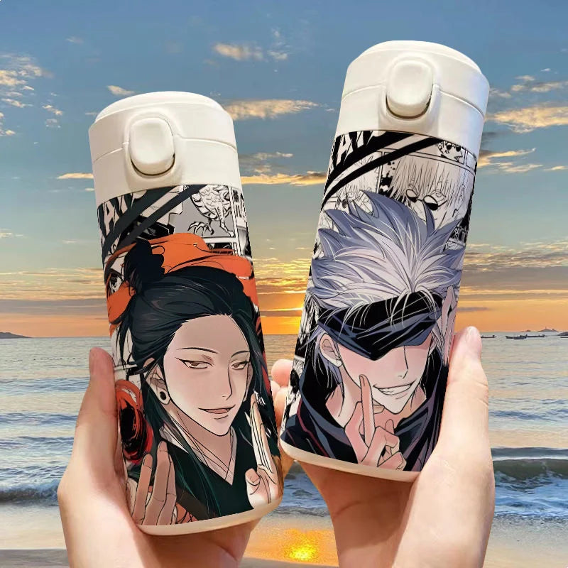 Gojo Satoru Jujutsu Kaisen Thermos Bottle – Anime Stainless Steel Water Cup
