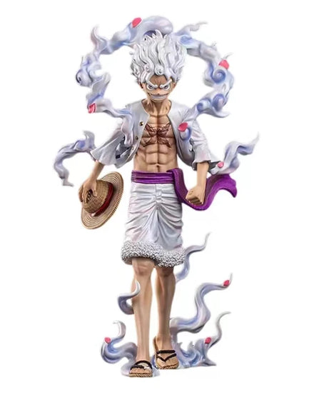 23cm One Piece Anime Pop Monkey D Luffy Action Figure Anniversary Model Gear 5 Nika Luffy Pvc Statue Doll Collection Toys