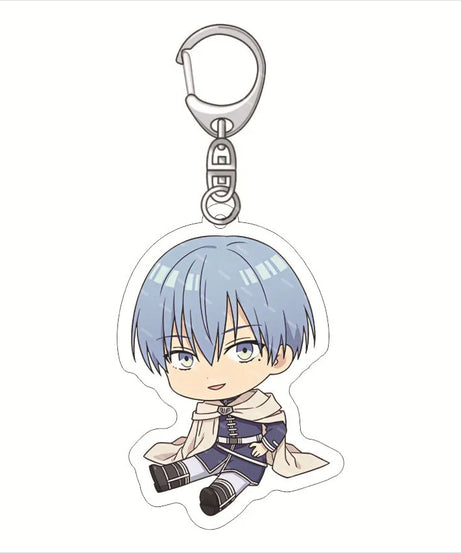 Frieren: Beyond Journey'S End Acrylic Anime Cute Keychain Jewelry Bag Pendant Gift Figure Key Ring Girl Badge Charms Wholesale