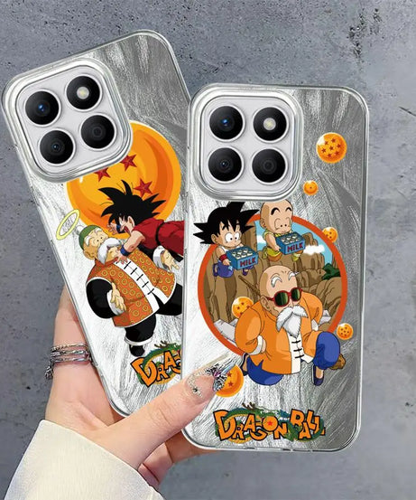 Black Soft Shell Phone Case for Honor X9c X9b X8c 200 Pro X9a X8a 200 400 Lite X7b X8b Cute Dragon Ball