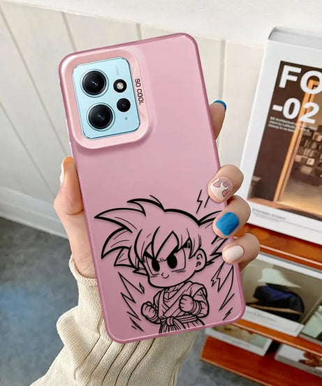Cute Dragon Ball Goku Shell Phone Case for Xiaomi Redmi Note 10s 10 11 Pro 12 13 14 Pro Plus 11s