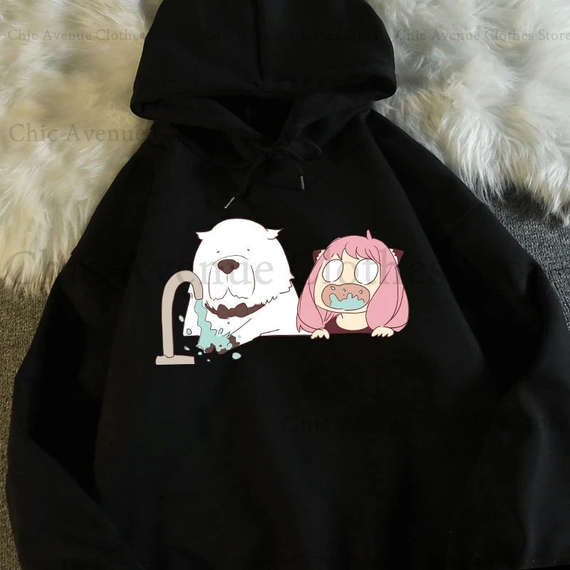 Spy x Family Series Anime Print Graphic Hoodie – Unisex Long Sleeve Pullover 6