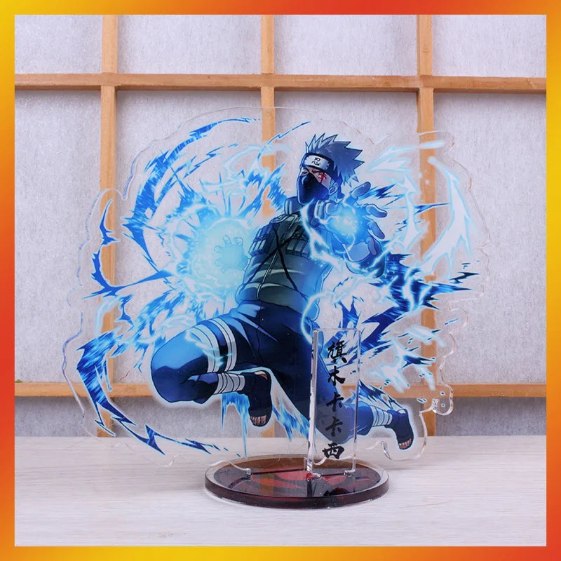 Anime Acrylic Stand Character Model Board Table Decoration Key Chain Kakashi Itachi Sasuke Lady Gift Jewelry Accessories