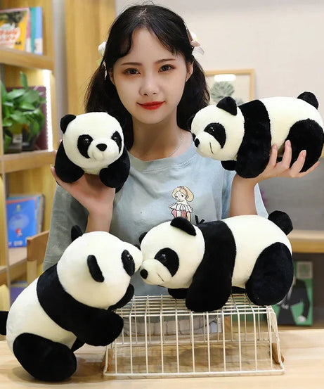 New Funny Aquarium Plush Toys Stuffed Soft Sea Lion Polar Bear Panda Doll Cuddly Desktop Pets Room Decor Kids Gift