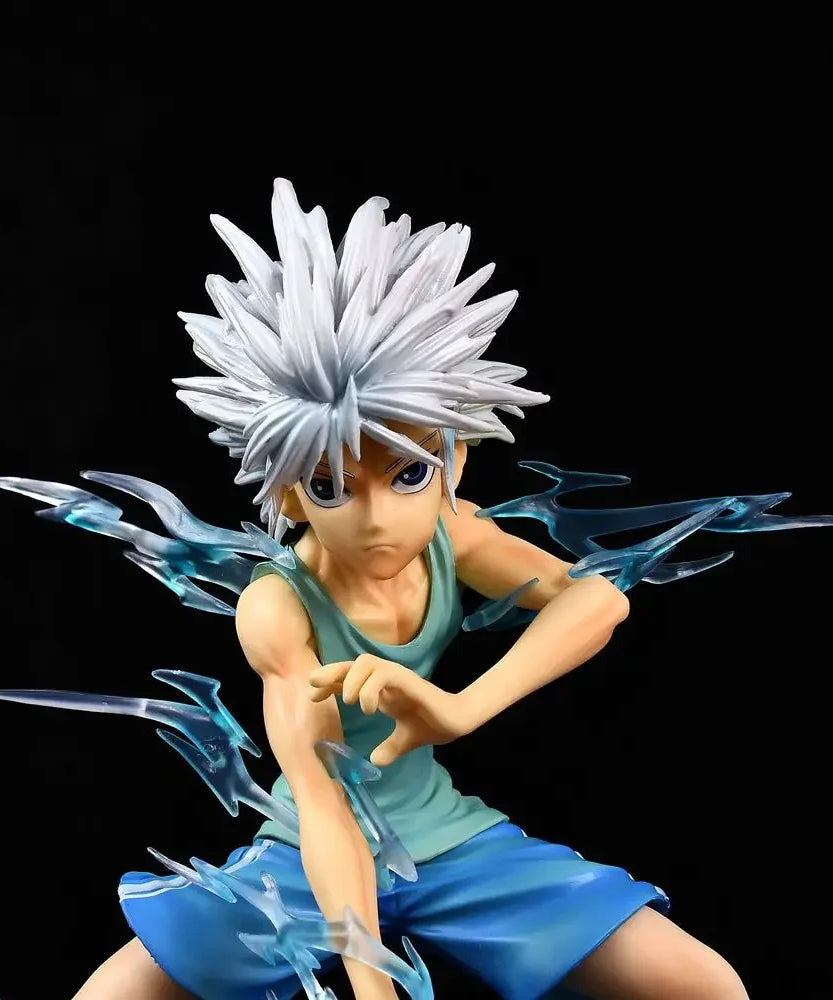 New Hunter×Hunter Anime Figures Killua Zoldyck Figure 19cm Pvc Action Figure Model Decoration Collection Ornament Birthday Gift
