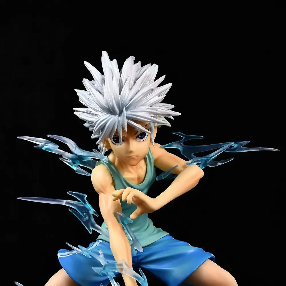 New Hunter×Hunter Anime Figures Killua Zoldyck Figure 19cm Pvc Action Figure Model Decoration Collection Ornament Birthday Gift