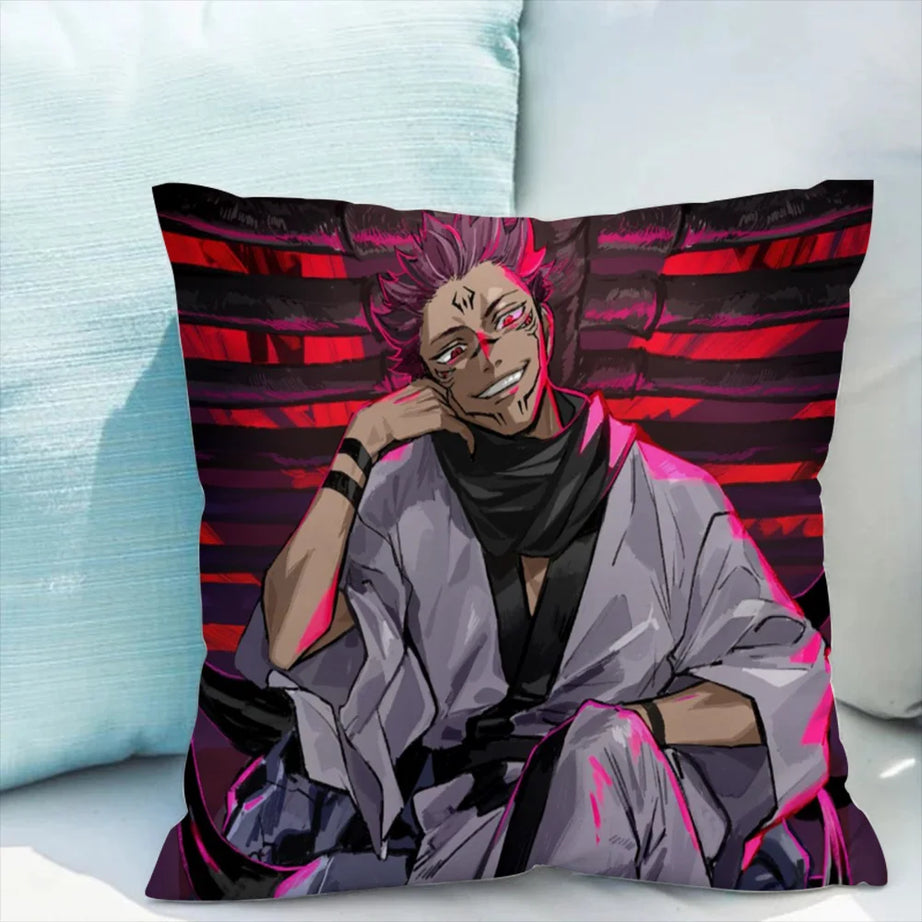 Decorative Pillowcases for Pillows Jujutsu Kaisens Decorative Pillow Covers for Sofa Cover Cushion Cover 45*45 Twin Size Bedding