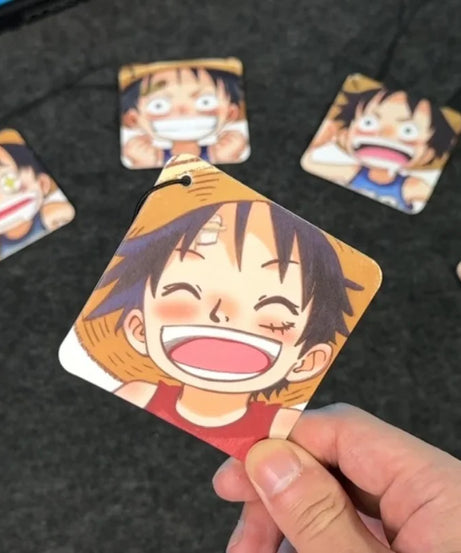 One Piece Car Mounted Fragrance Patch Decoration Car Accessories Anime Luff Tony Tony Chopper Roronoa Zoro Car Interior