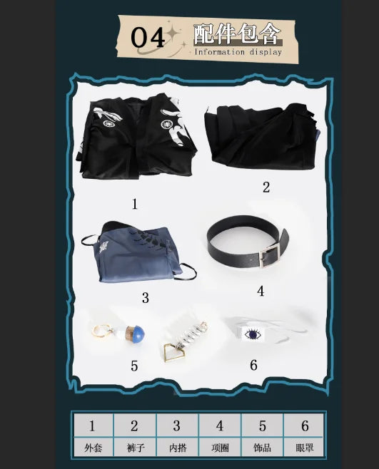 Omokage Yugamu Cosplay Costume The Hundred Line -Last Defense Academy Halloween party men women fashionable Hanfu new kimono set