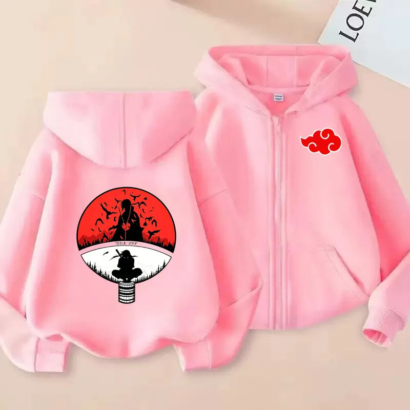 Naruto Kids Zipper Hoodie – Uzumaki Naruto Anime Sweatshirt for Boys & Girls 5