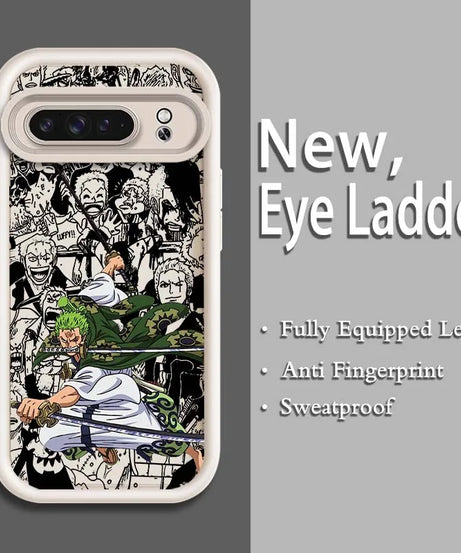One Piece Eye Ladder Case – Shockproof Soft TPU Cover for Google Pixel 9–7A Pro/XL 5G