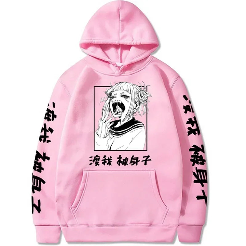 My Hero Academia Katsuki Bakugo Kanji Graphic Hoodie Harajuku Streetwear 5