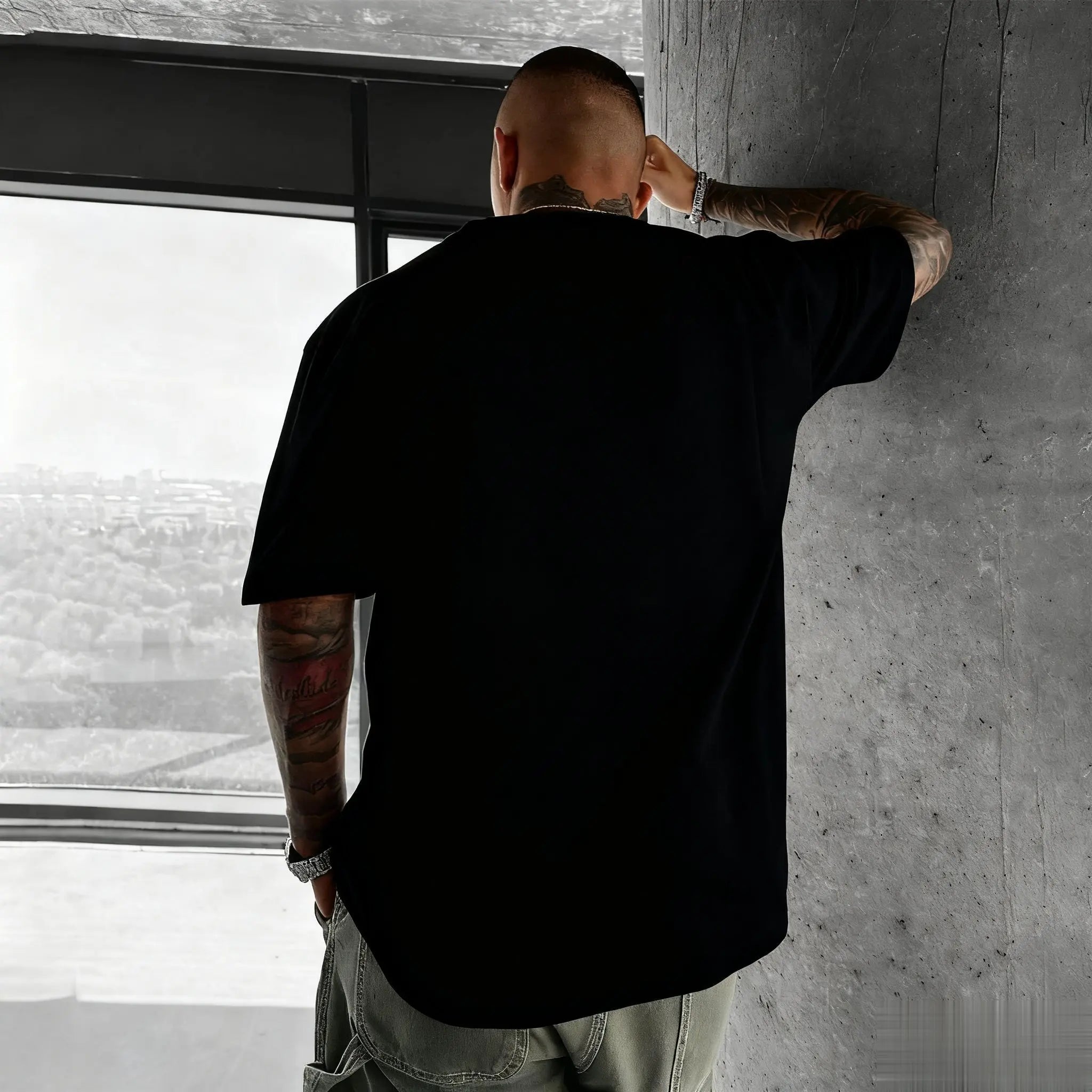 Demon Slayer Men's T-shirt Summer New Rengoku Kyoujurou Anime Print Harajuku Oversized Casual Short Sleeved Tee Top Y2k Clothes