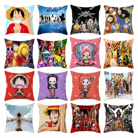 One Piece Luffy Pillowcase 45x45cm - Sofa & Office Decor