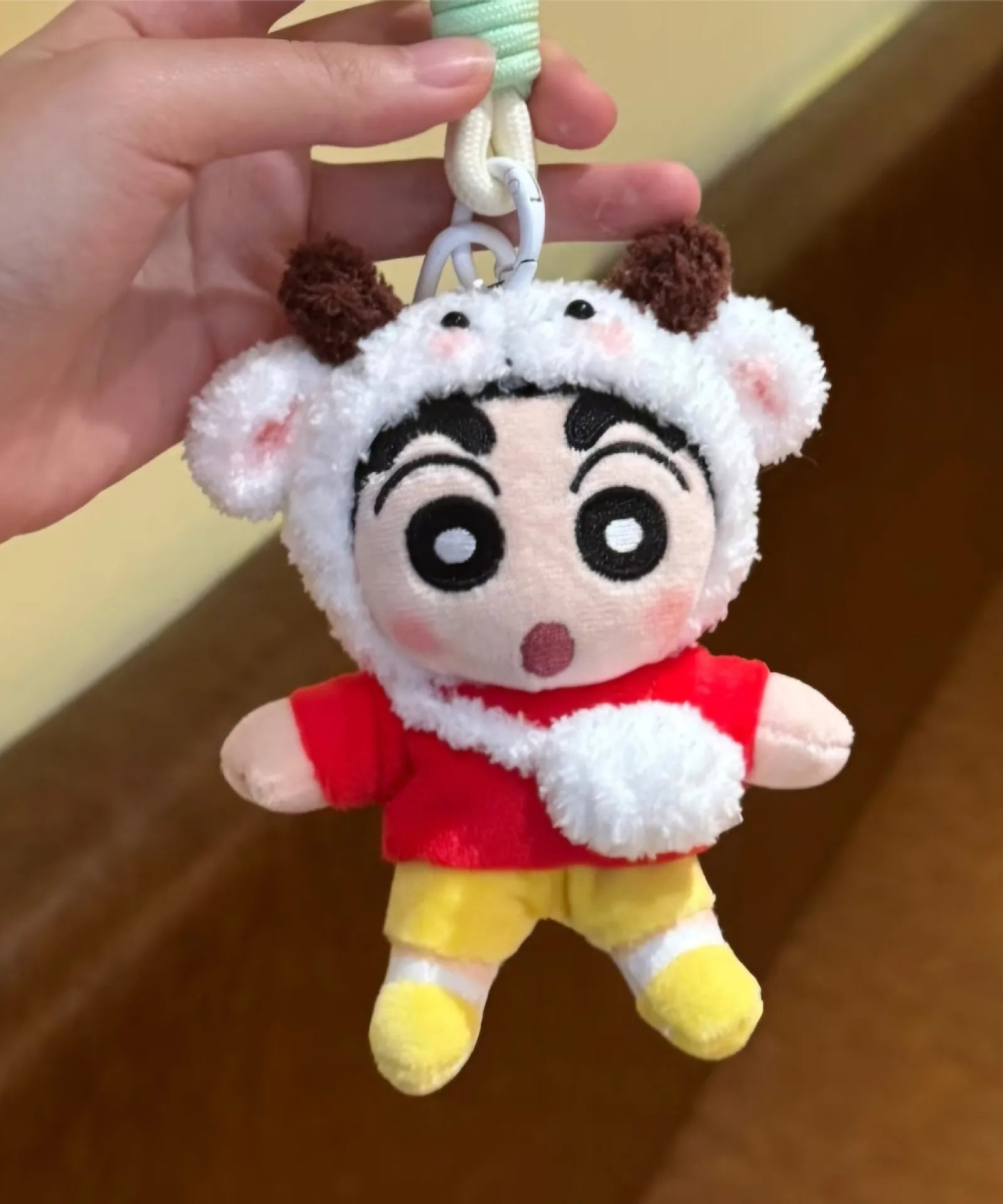 Cute Genuine Chef Series Crayon Shin-chan Plush Doll Keychain Bag Pendant Toy Gift