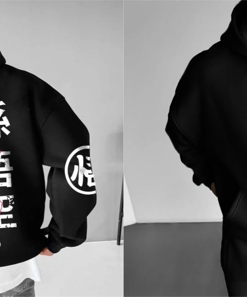 Oversized Men's Hoodie Anime Dragon Ball Sanyan Y2k Clothes Sweatshirt Autumn Winter Sweater Loose Cotton Women Long Sleeve Tops