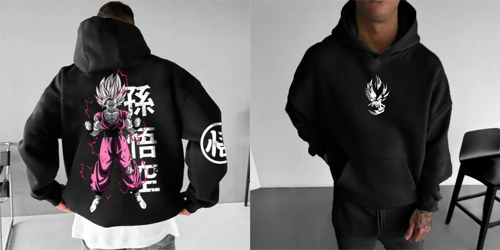 Dragon Ball Super Saiyan Hoodie — Oversized Print Pullover 8