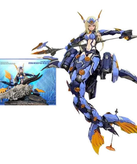 NUKE MATRIX Original Mobile Suit Girl Anime Figure Mermaid Action Figure Toys for Kids Gift Collectible Model Ornaments Dolls