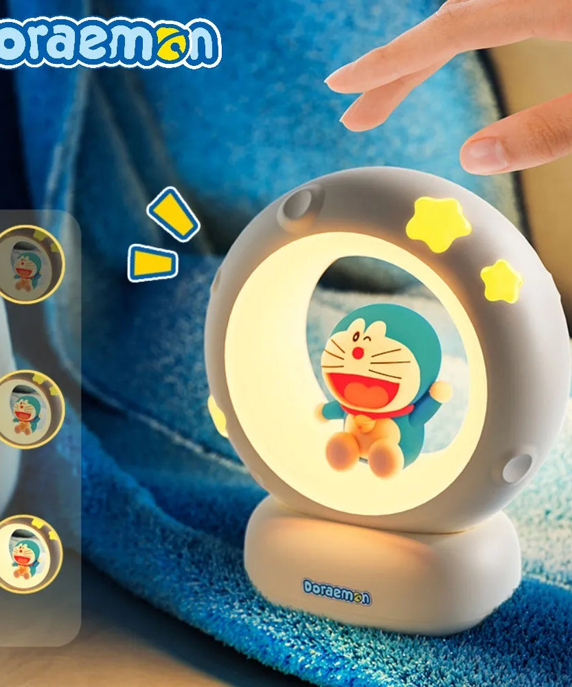 Doraemon LED Night Light – Cute Anime Touch Lamp USB Rechargeable