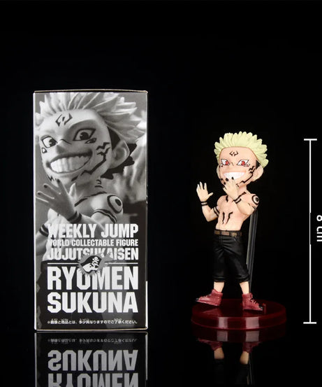 9cm 2pcs Jujutsu Kaisen Fushiguro Megumi Satoru Gojo Itadori Yuji Ryomen Sukuna Action Figure Toys Collection Christmas Gift