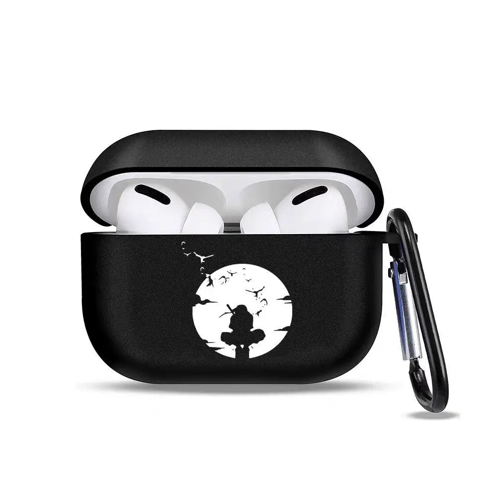 Anime Naruto Eyes Character AirPods Case – Soft Silicone Earphone Protective Cover for AirPods Pro & 1 2 3 4 4