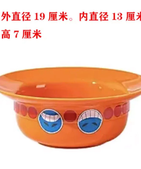 Doraemon x Straw Hat Ceramic Bowl – Cute Anime