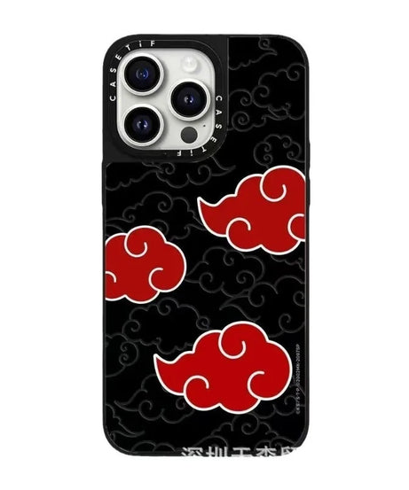 One Piece x Naruto Mirror Phone Case – Anti-Fall Collection for iPhone 16 Pro Max