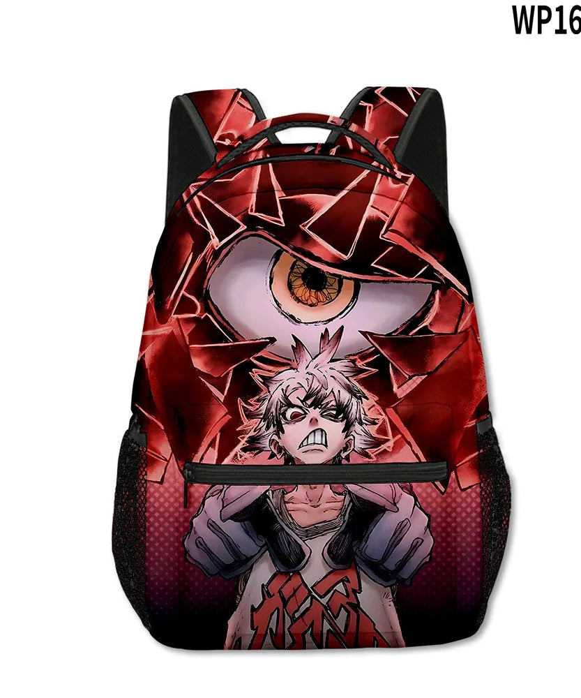 Trendy Popular Novelty Gachiakuta student Bookbag Notebook Backpacks 3D Print Oxford Waterproof Boys/Girls Travel Backpacks