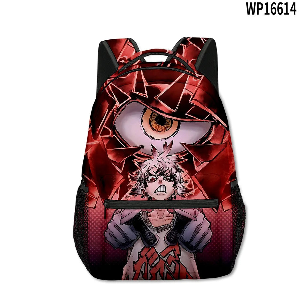 Trendy Popular Novelty Gachiakuta student Bookbag Notebook Backpacks 3D Print Oxford Waterproof Boys/Girls Travel Backpacks