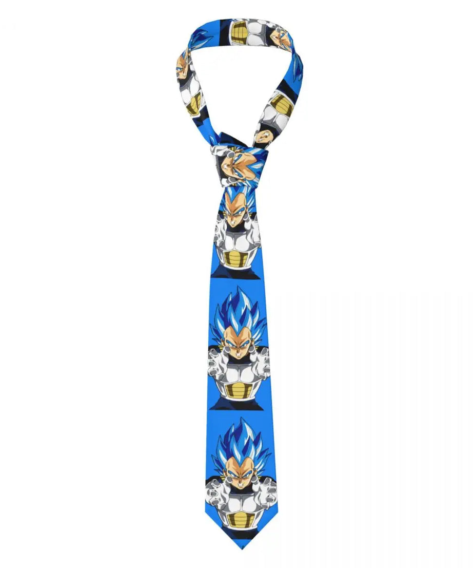 Vegeta Royal Saiyan Symbol Necktie – Dragon Ball Z Slim 8cm Unisex Tie