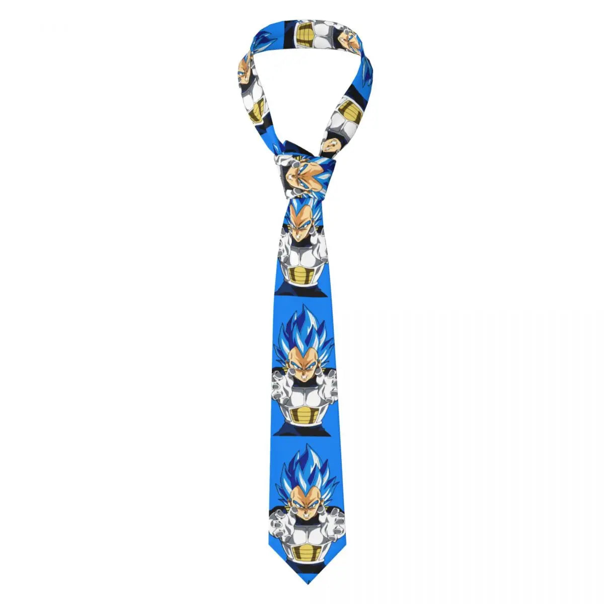Vegeta Royal Saiyan Symbol Necktie – Dragon Ball Z Slim 8cm Unisex Tie