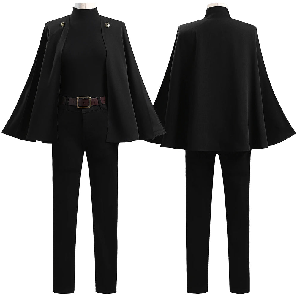 Anime Jujutsu Kaisen Maki Zenin Cosplay Costume – Cloak, Top & Pants Set