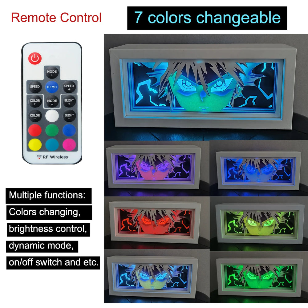 Anime Paper-Cut LED Light Box — Remote Night Light 5