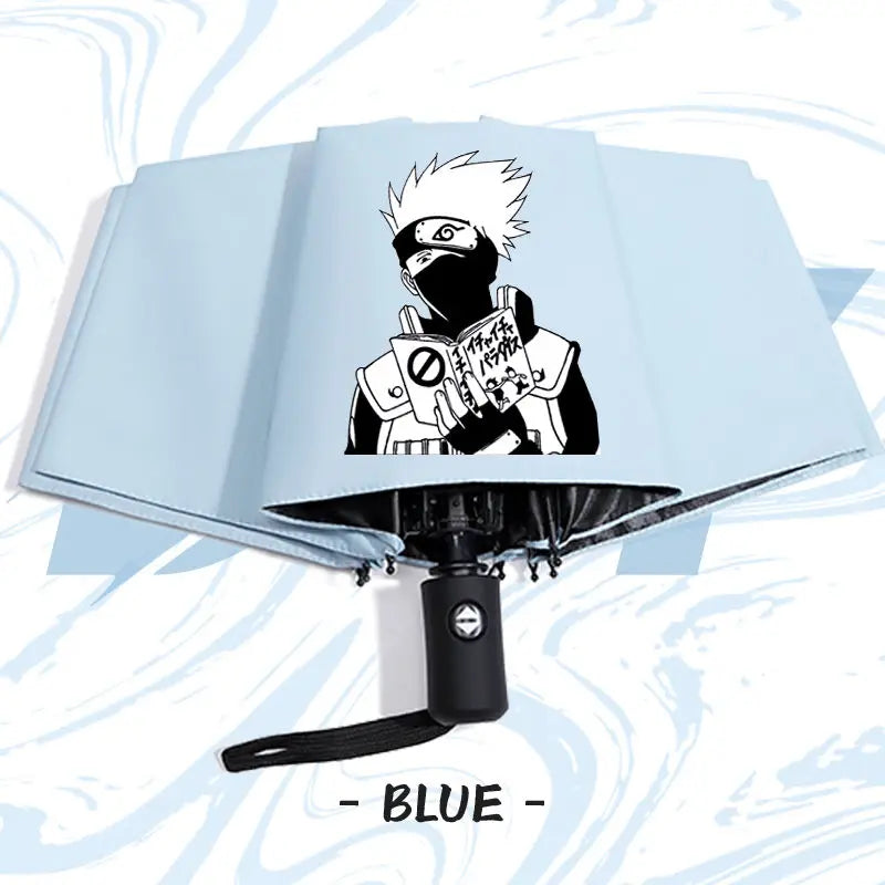 Naruto anime peripheral automatic umbrella Naruto Namikaze Minato Uchiha Itachi Kakashi Haruno Sakura sunshade umbrella gift