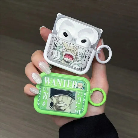 Ones Pieces Monkeys D. Luffys Zoro Headphone Case for Apple AirPods Air Pods 1 Pro 2 3 Protective Cover Headphone Case