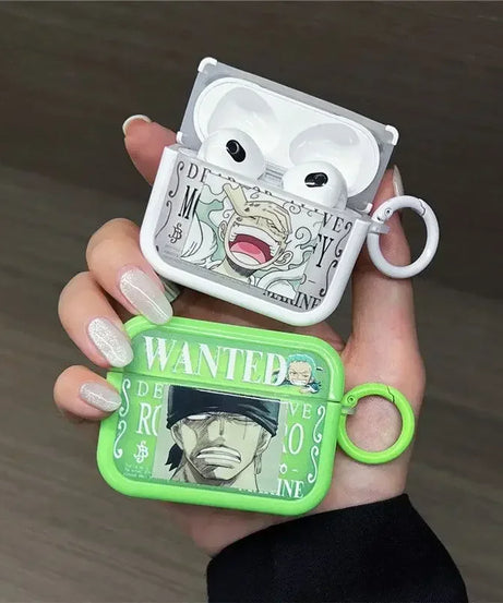Ones Pieces Monkeys D. Luffys Zoro Headphone Case for Apple AirPods Air Pods 1 Pro 2 3 Protective Cover Headphone Case