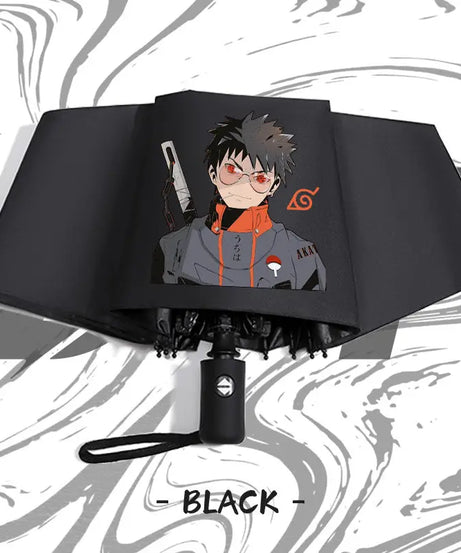 Naruto anime peripheral automatic umbrella Naruto Namikaze Minato Uchiha Itachi Kakashi Haruno Sakura sunshade umbrella gift