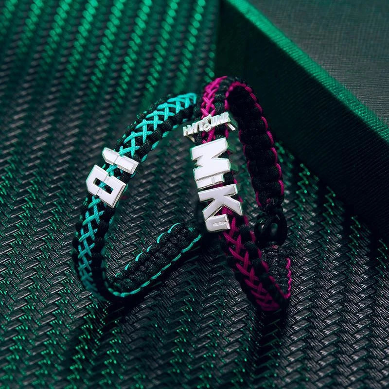 Hatsune Miku Anime Peripheral Cute Miku Lucky Stone Bracelet Creative Kawaii Girl Heart Bracelet Decoration Holiday Gift