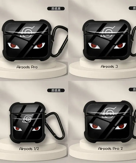 New Anime Naruto Sasuke Obito Protective Case for AirPods 3 for Airpods Pro 1 2 Wireless Bluetooth Headphone Case Christmas Gift