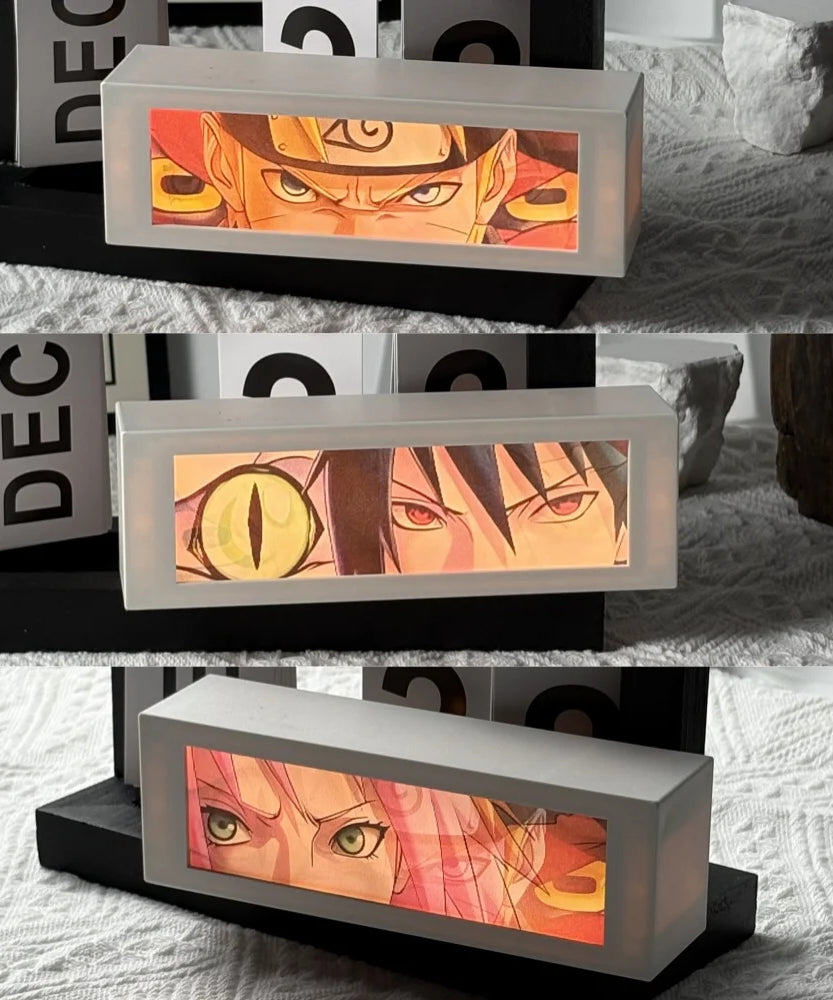 Anime 3D Motion Light Box – Manga Night Lamp for Bedroom & Gifts