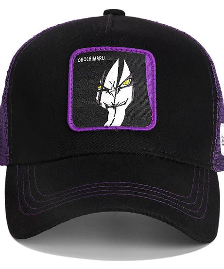 New Naruto Uchiha Summer Travel Peaked Men's Embroidery Hip-Hop Style Sun Visor Adjustable Trucker Mesh Cap Festive Gift