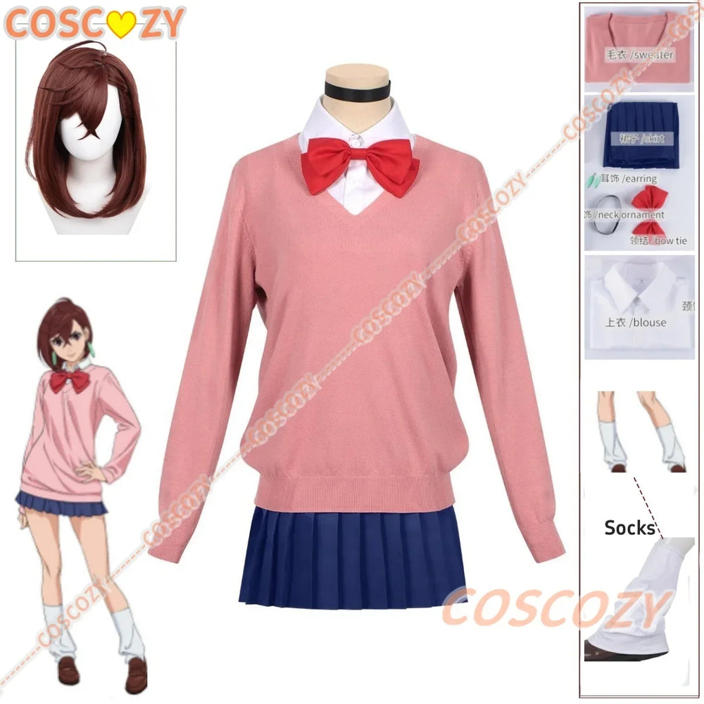 Dandadan Momo Ayase Cosplay Costume — School Uniform & Wig 8