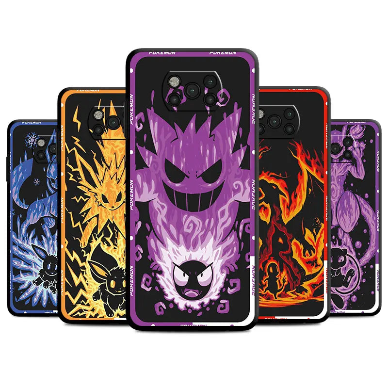 Pokemon Anime Phone Case for Xiaomi Mi Poco F5 X4Pro5G 11 Lite M5 9T X3 NFC 13 Pro M3 12 X 10 Silicone