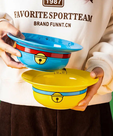 Doraemon x Straw Hat Ceramic Bowl – Cute Anime