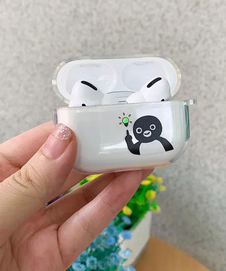 Unique Special Penguin Bulb Cases for Airpods Pro 3 2 1 Earphone Shell Wireless Bluetooth Charging Box for Apple Airpod 3 Covers