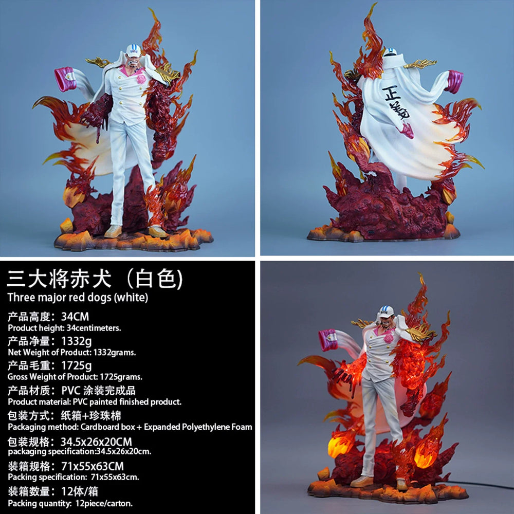 One Piece Sakazuki (Akainu) Light-Up PVC Figure — 34cm Statue 7